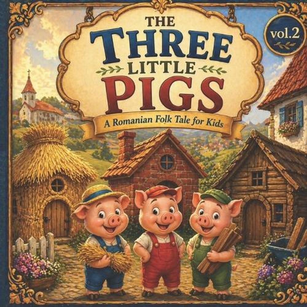 The Three Little Pigs: Romanian Folk Tales Vol. 2 by Litlle Genius Books Paperba