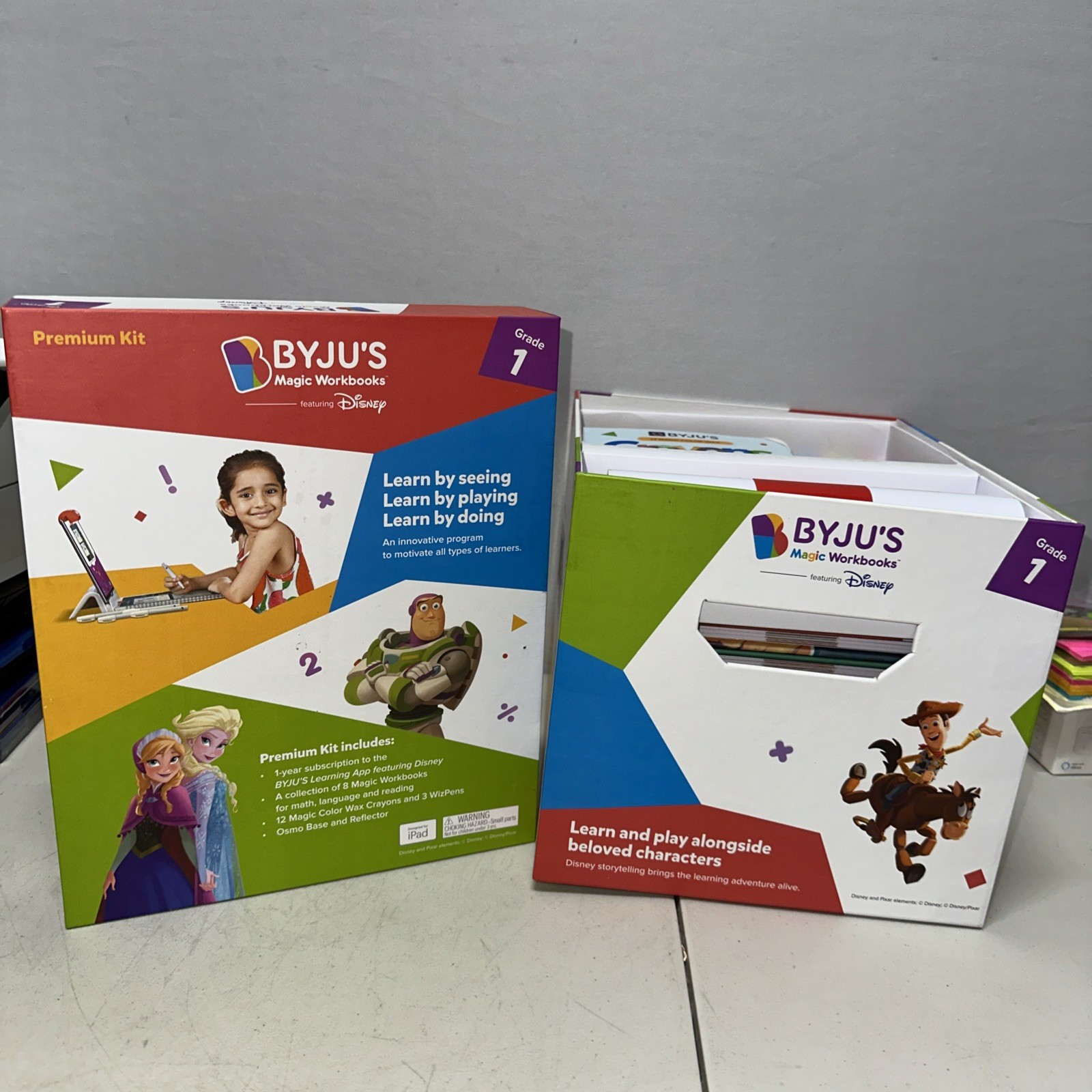 BYJU’S Magic Workbooks 1st Grade Age 5-7 Premium Edition Disney Pixar Characters
