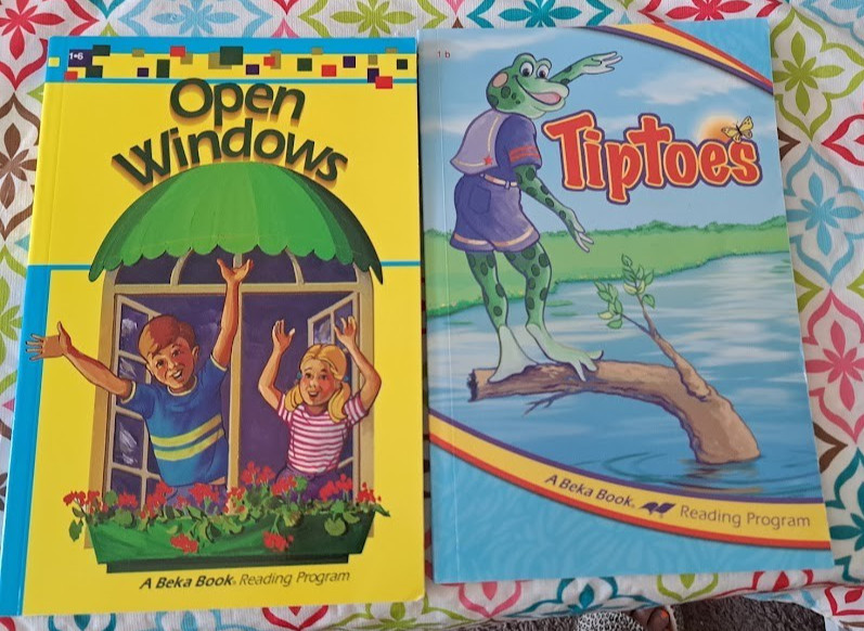 A Beka 1st grade Homeschool Tiptoes Open Windows NEW ~ Reading ~ Language Arts