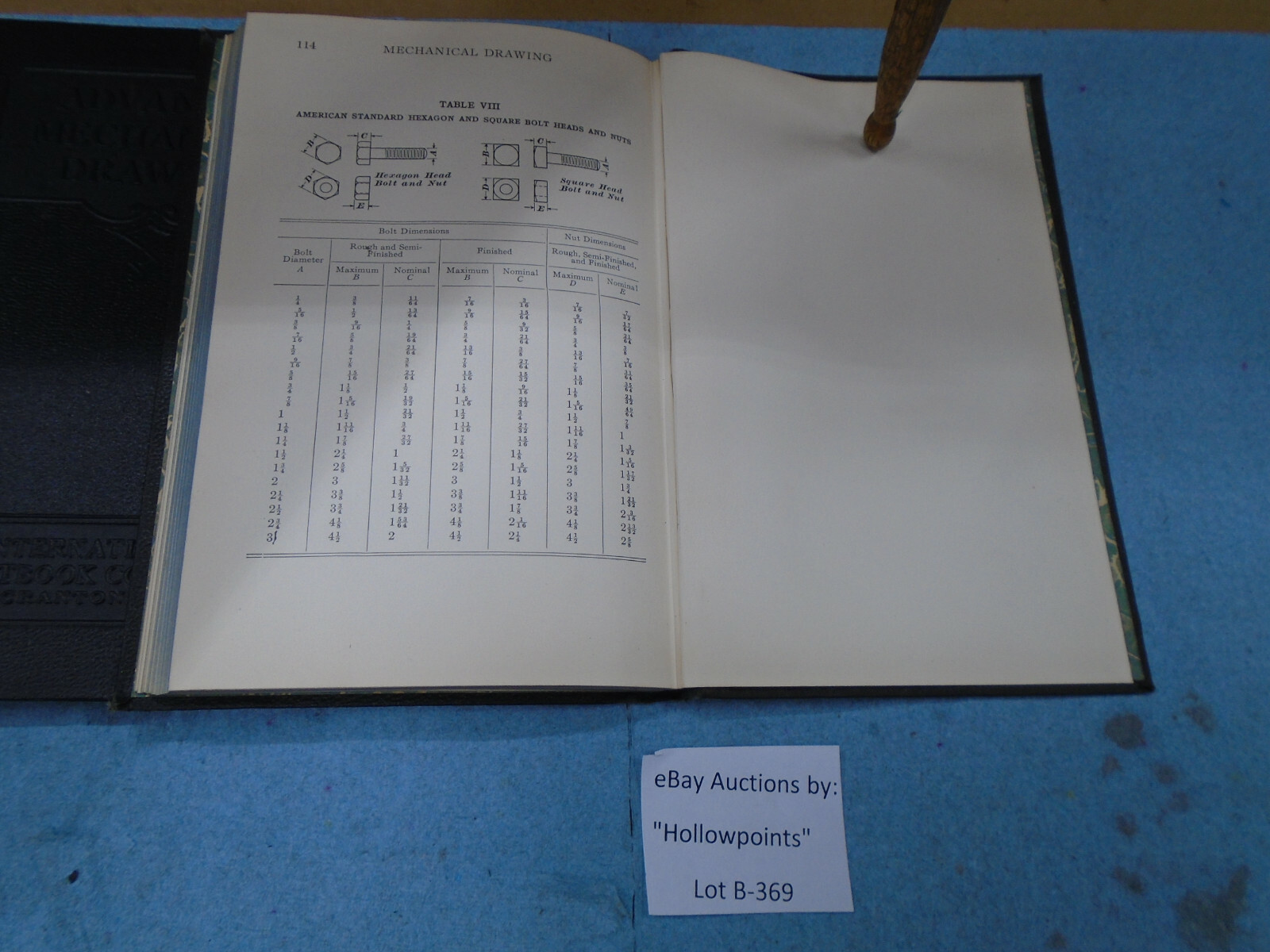 Mechanical & Advanced Mechanical Drawing vintage 1928 Set #212 213 by Royce B369