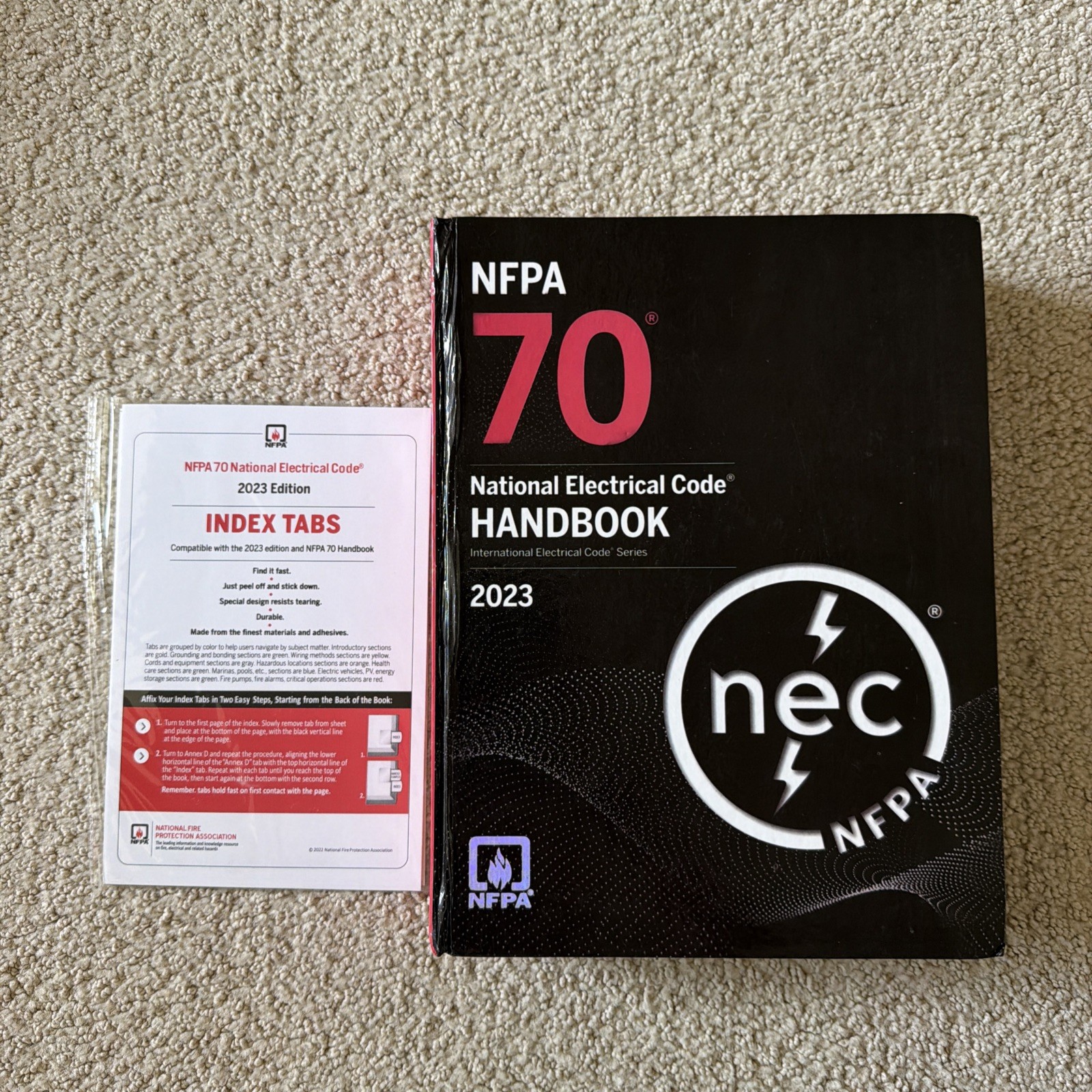 2023 NEC code book Handbook NFPA70 National electrical code with Tabs