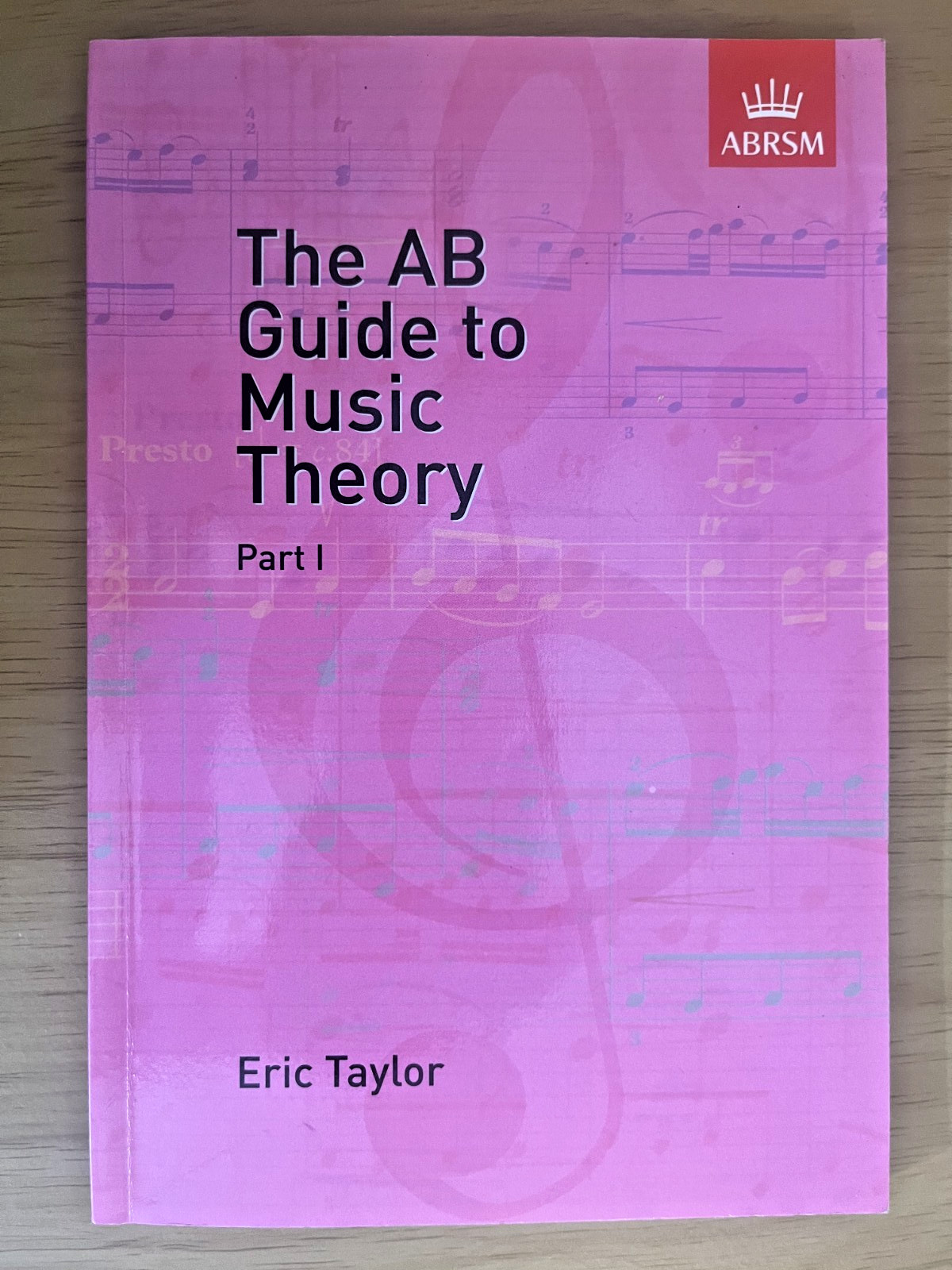 AB Guide to Music Theory Vol 1 Eric Taylor ABRSM Paperback ISBN 1854724460