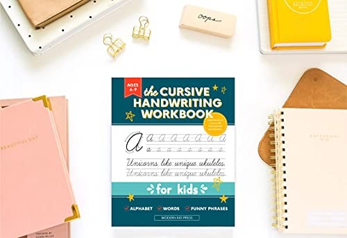 The Cursive Handwriting Workbook for Kids: A Fun and Eng… by Press, Modern Kid