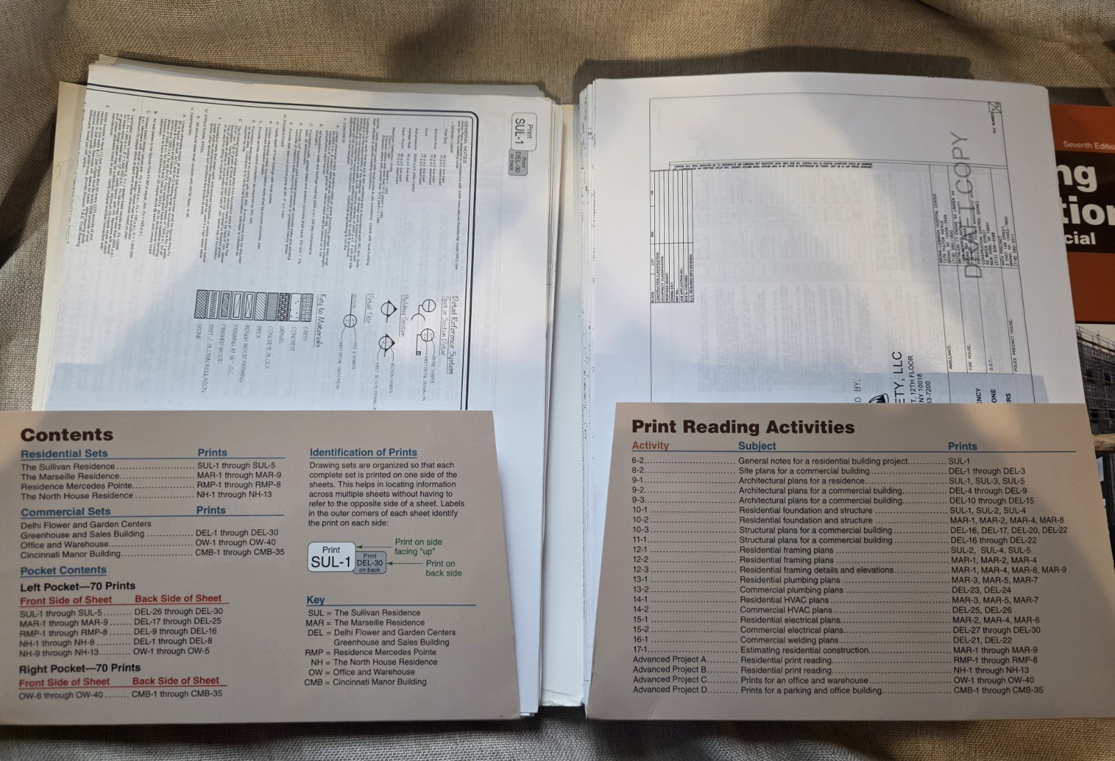 Print Reading for Construction Brown & Dorfmueller 2nd Ed Large Prints G-W