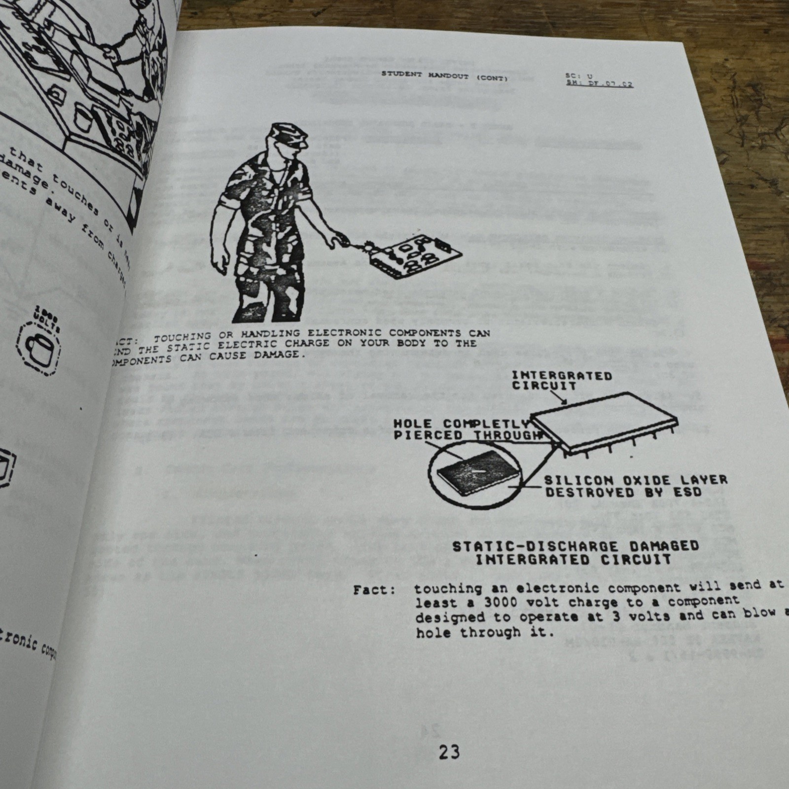 Marine Corps Communication Electronics School Mid 1990’s Workbook DF07 Soldering