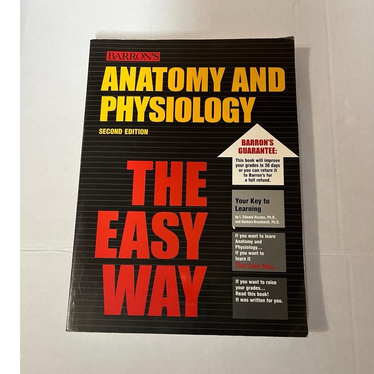 Barron’s Anatomy & Physiology The Easy Way Study Guide Paperback 2nd Ed