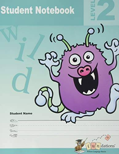 Wilson Fundations Student Notebook, Level 2, Second Edition, 978156778518 – GOOD