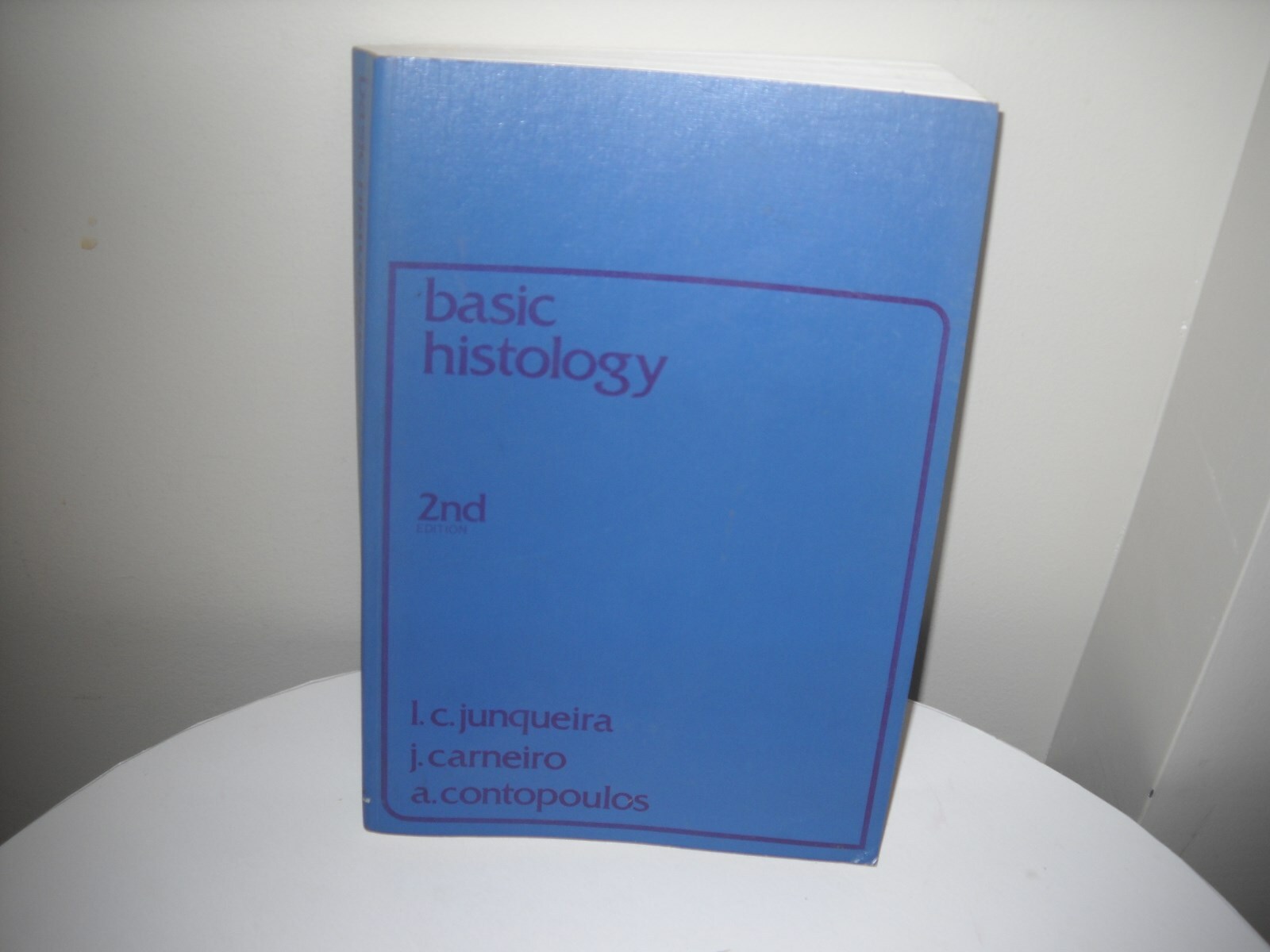Basic Histology 2nd Edition Softback Junqueira Cameiro Contopoulos 1971