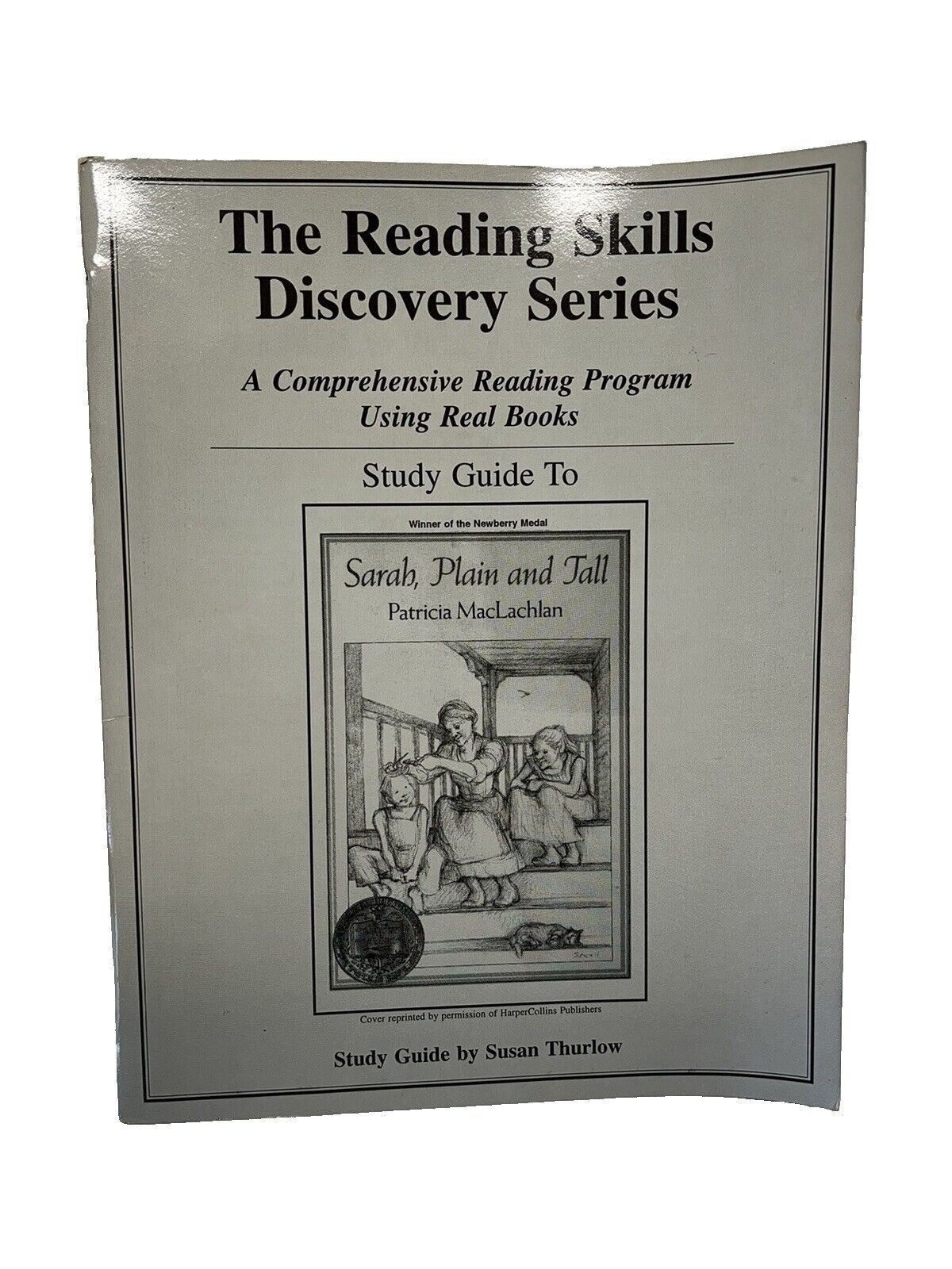Sarah Plain and Tall Study Guide~Reading Skills Discover Srs~Common Sense R2 09