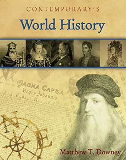 World History – Hardcover Student – Hardcover, by Downey Matthew – Acceptable n