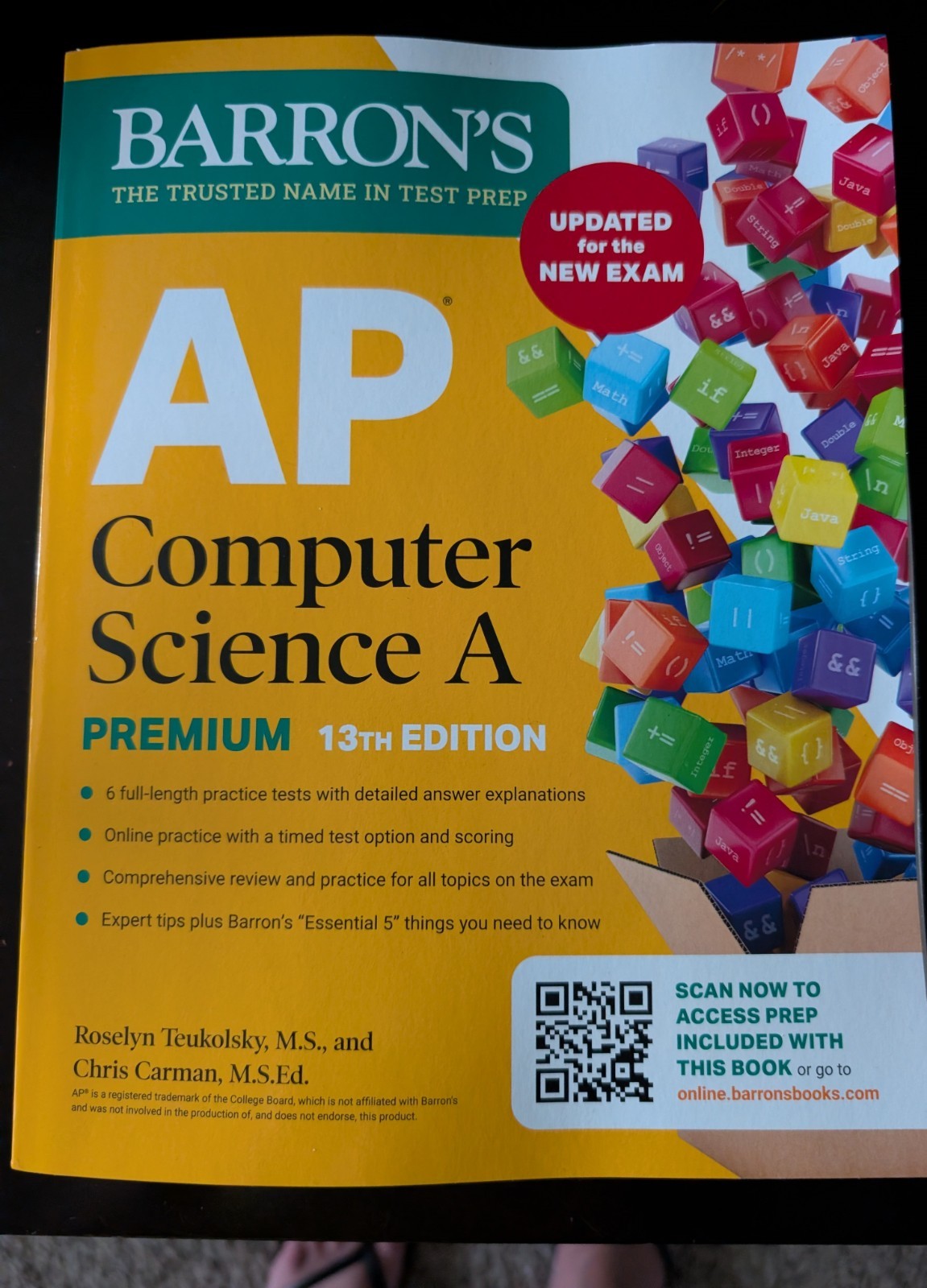 Barron’s AP Computer Science A Premium 13th Edition