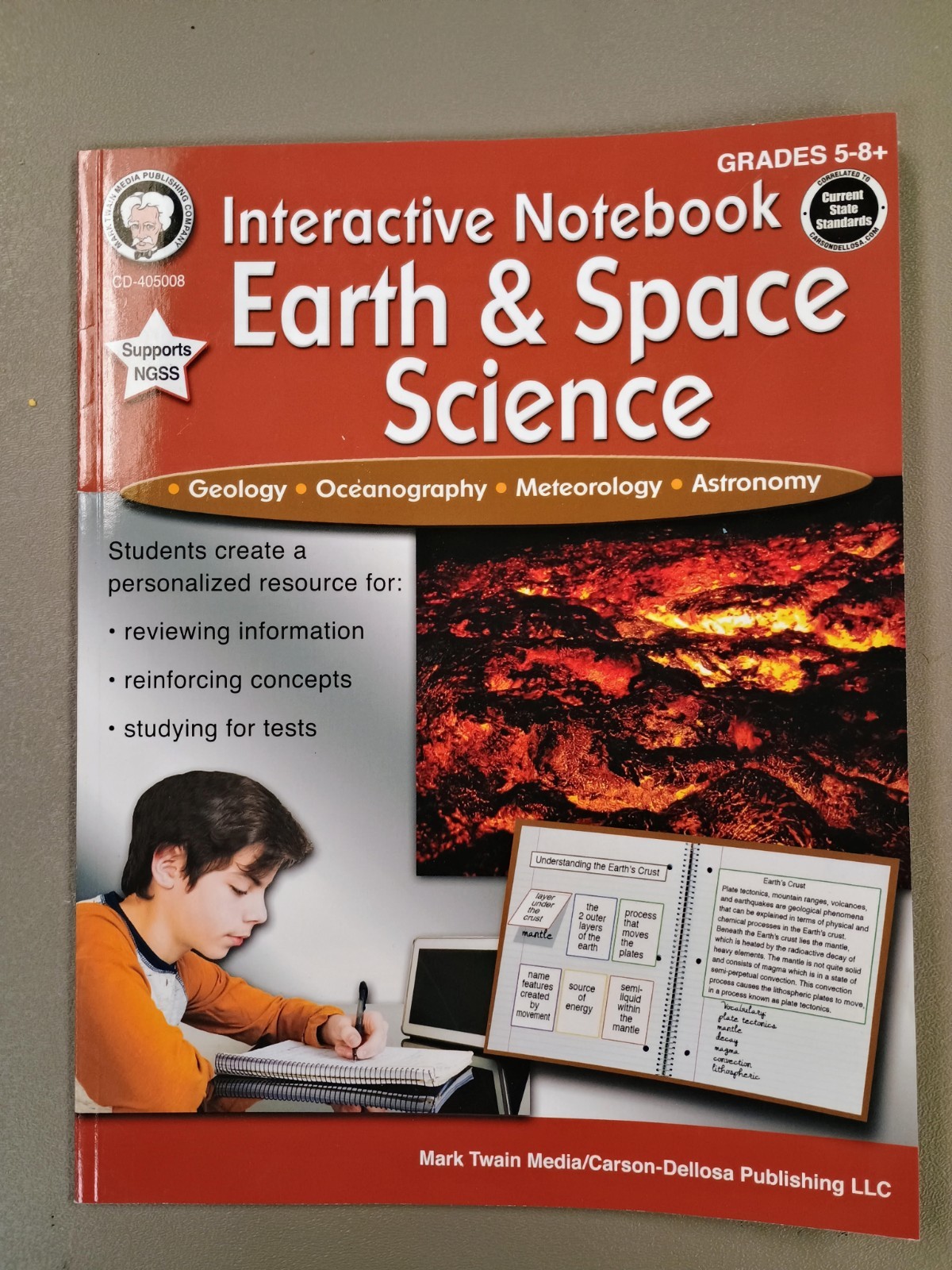 Interactive Notebook: Earth and Space Science, Grades 5 – 8 by Carolyn Craig and
