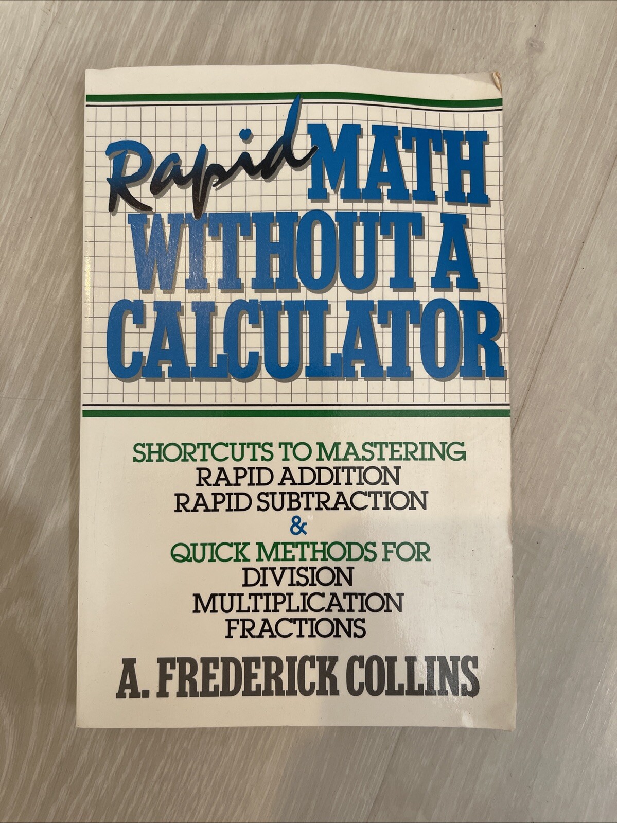 Rapid Math without a Calculator Mathematics Shortcuts Fast Quick Methods Book