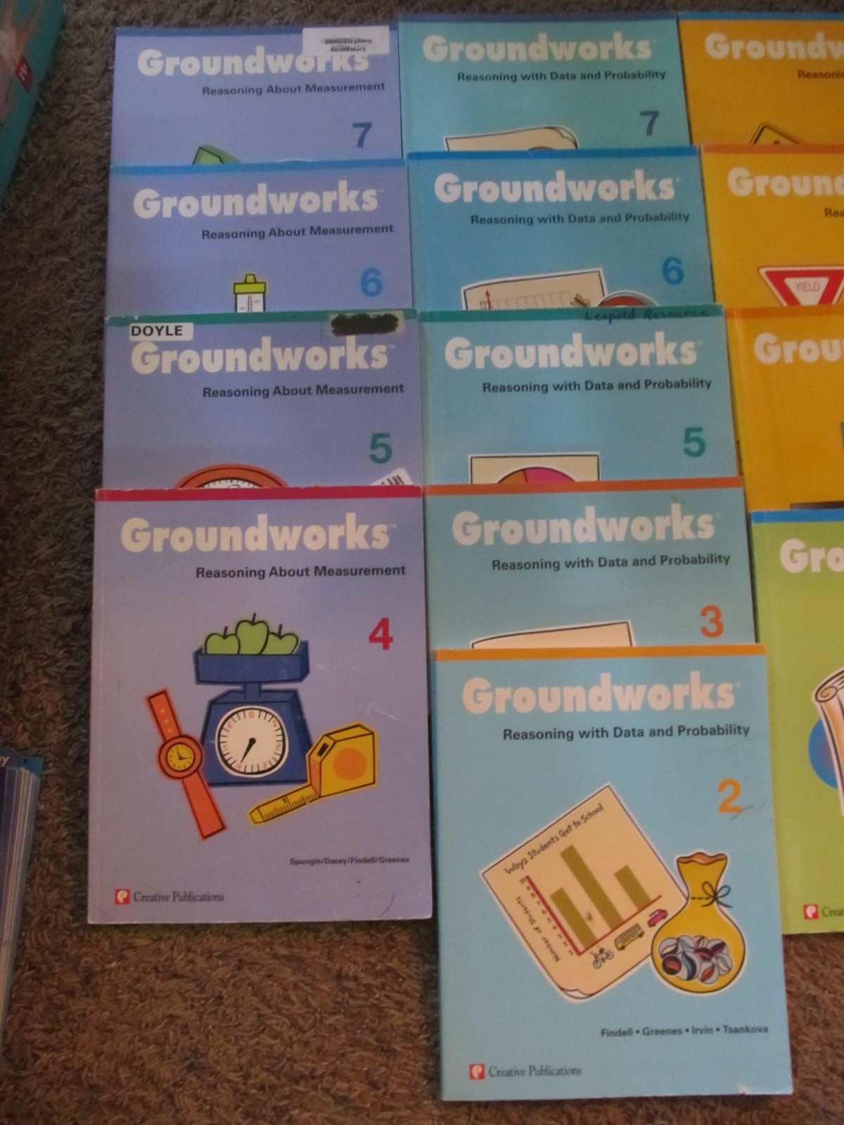 GROUNDWORKS Reasoning Numbers Geometry Algebraic Data Measurement LOT SET 16