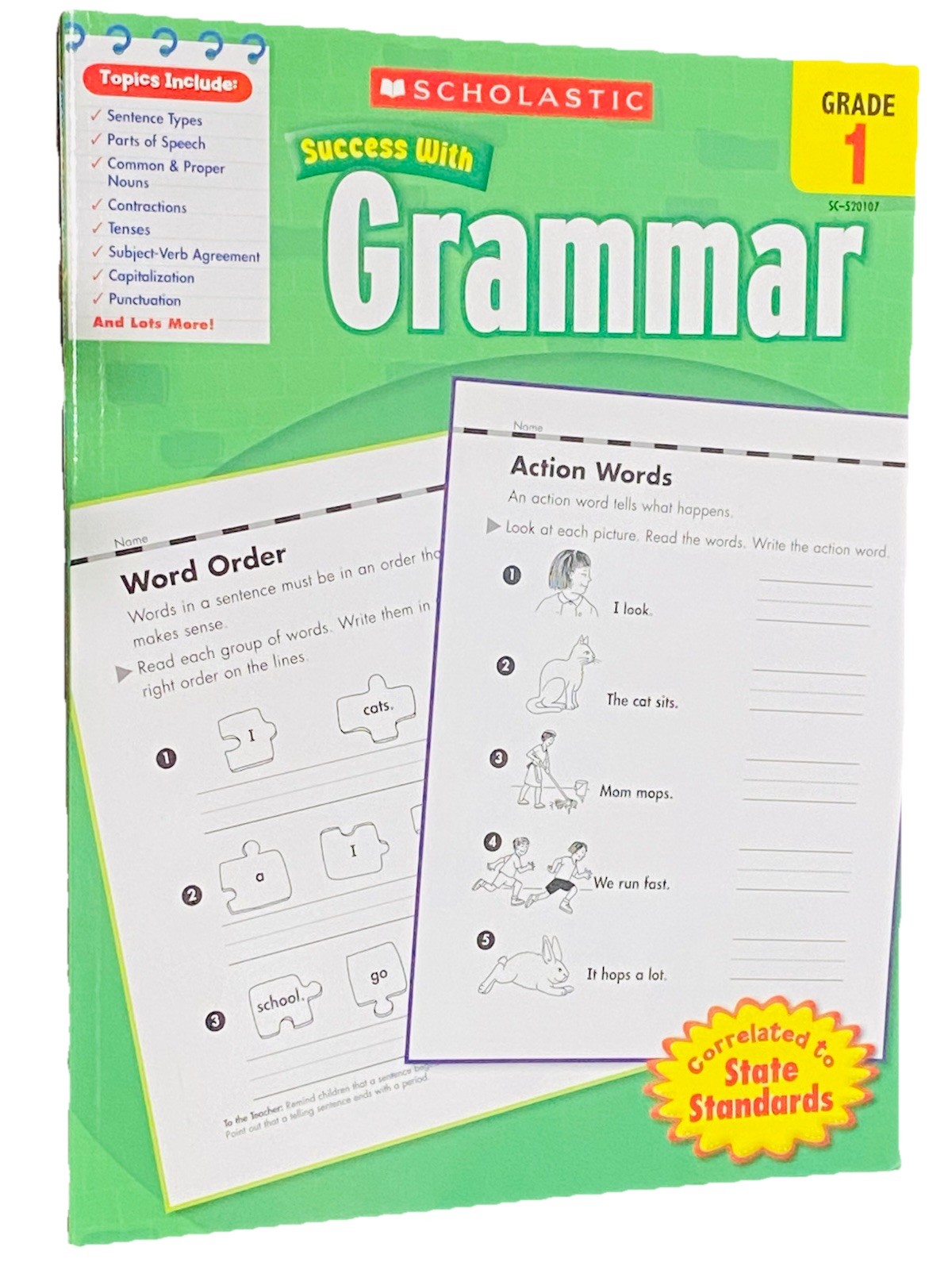 Scholastic Success with Grammar Grade 1