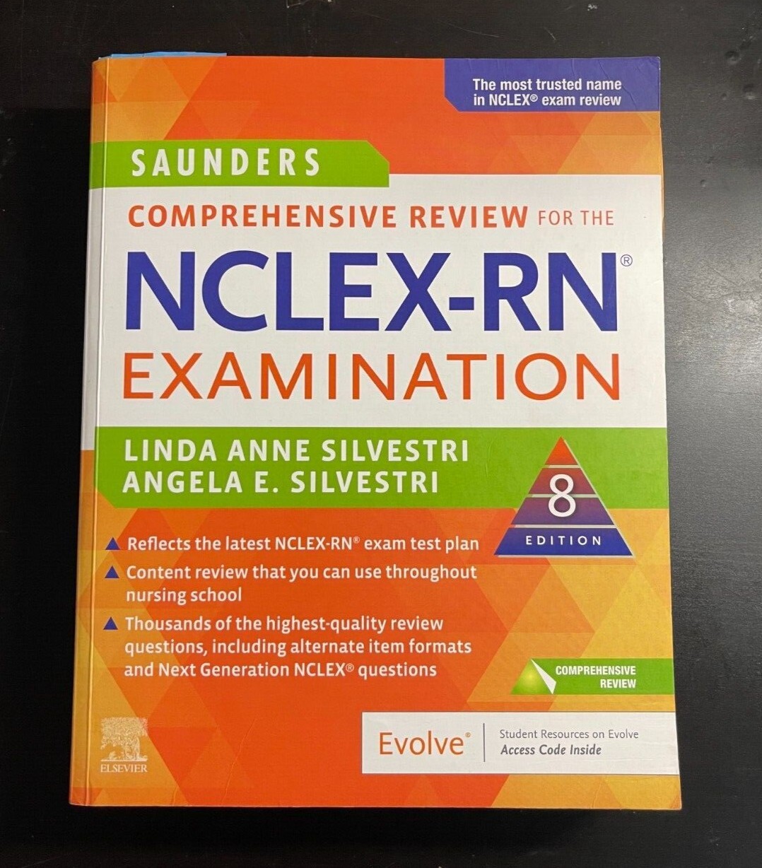 Saunders Comprehensive Review NCLEX-RN ® Examination 8th Edition – VERY GOOD