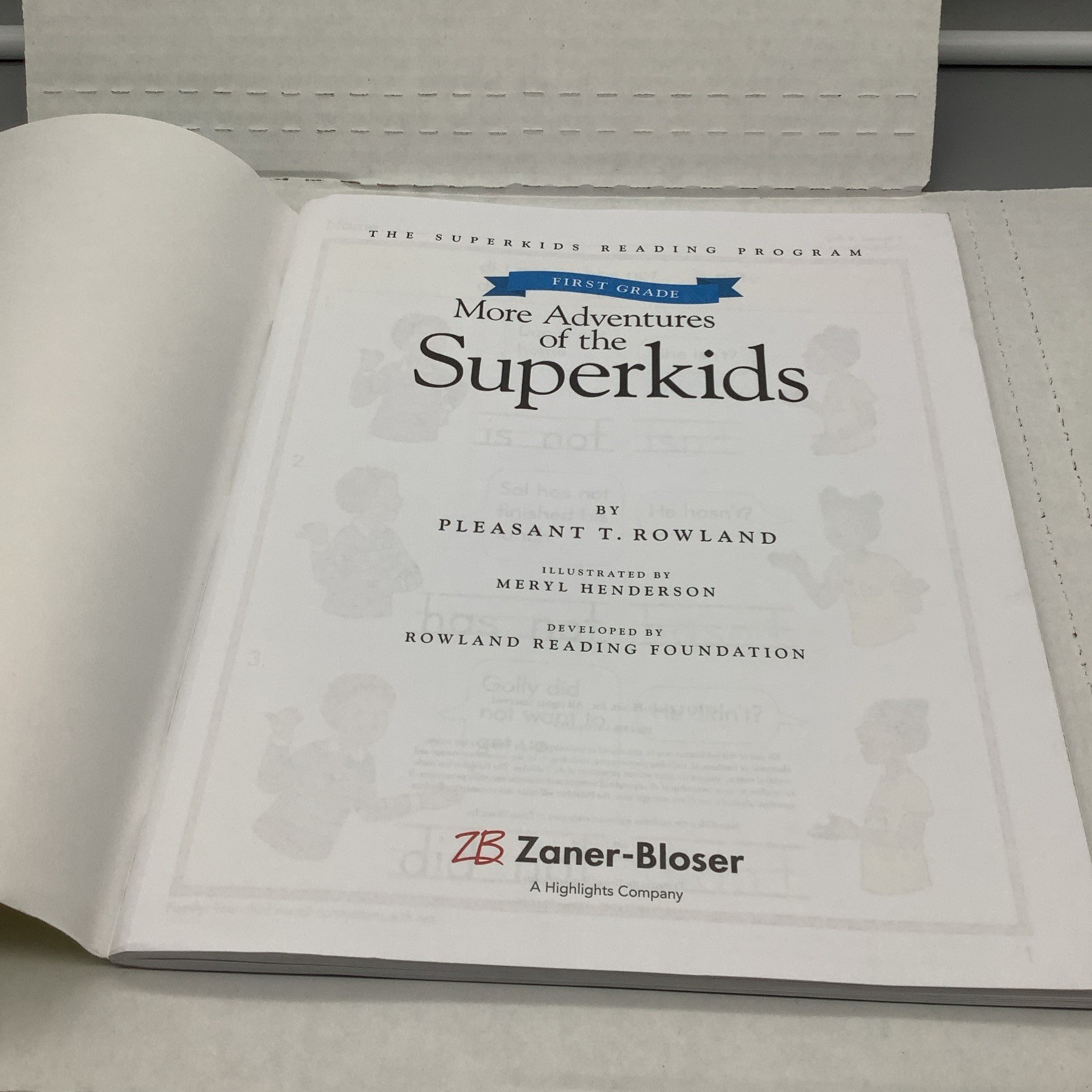 Superkids Reading Program Word Work Book Units 9-16 (1st Grade) Paperback USED