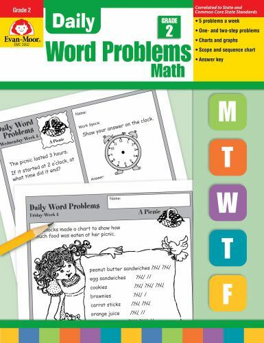 Daily Word Problems, Grade 2 – Paperback By Evan Moor
