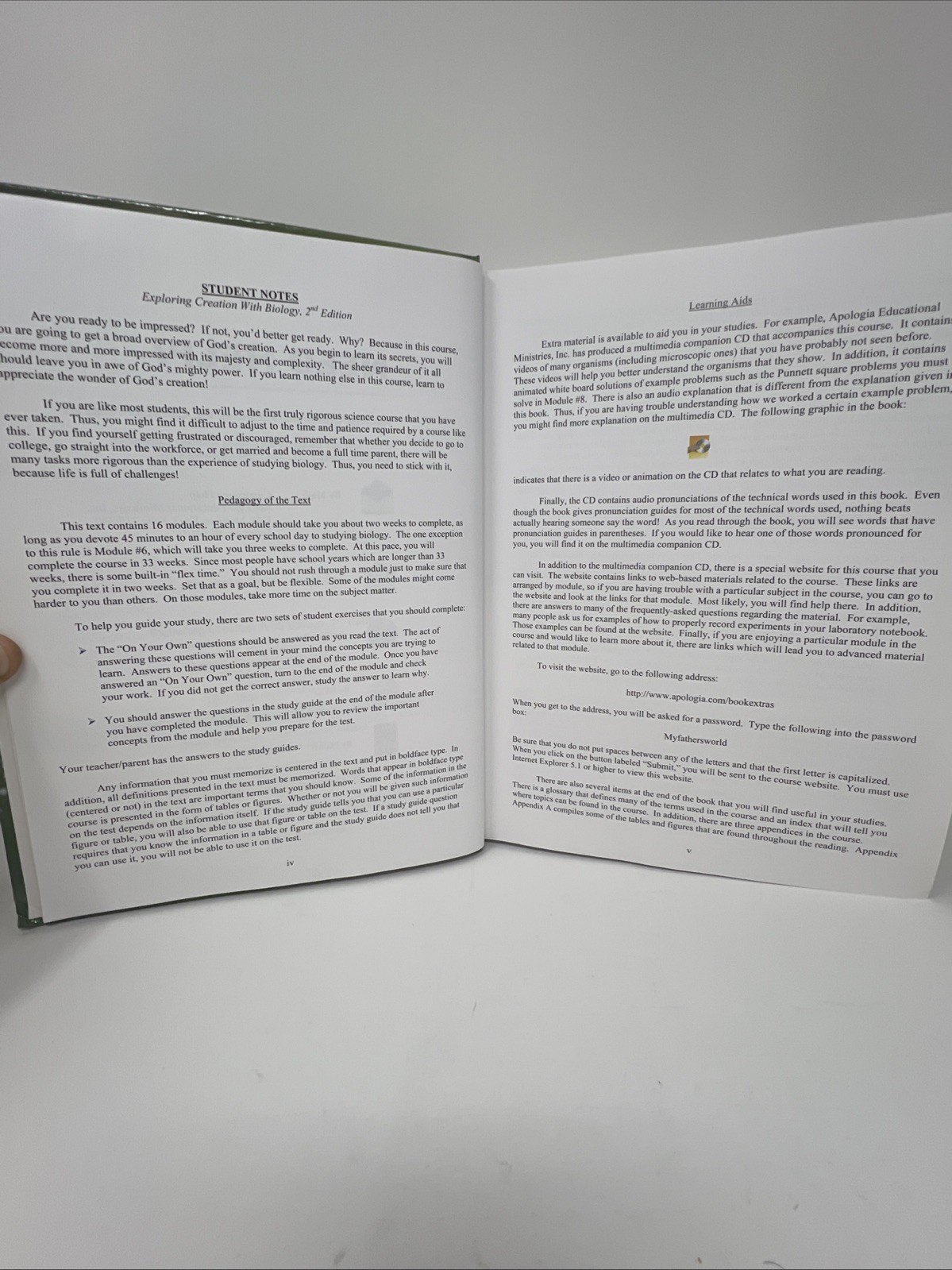 Exploring Creation with Biology : Student Text by Marilyn F. Durnell and Jay L.