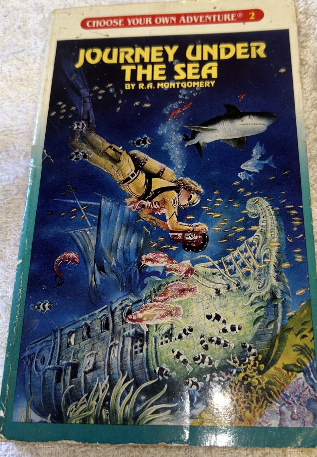 Vintage Choose Your Own Adventure: Journey under the Sea (1977 Paperback) CYOA