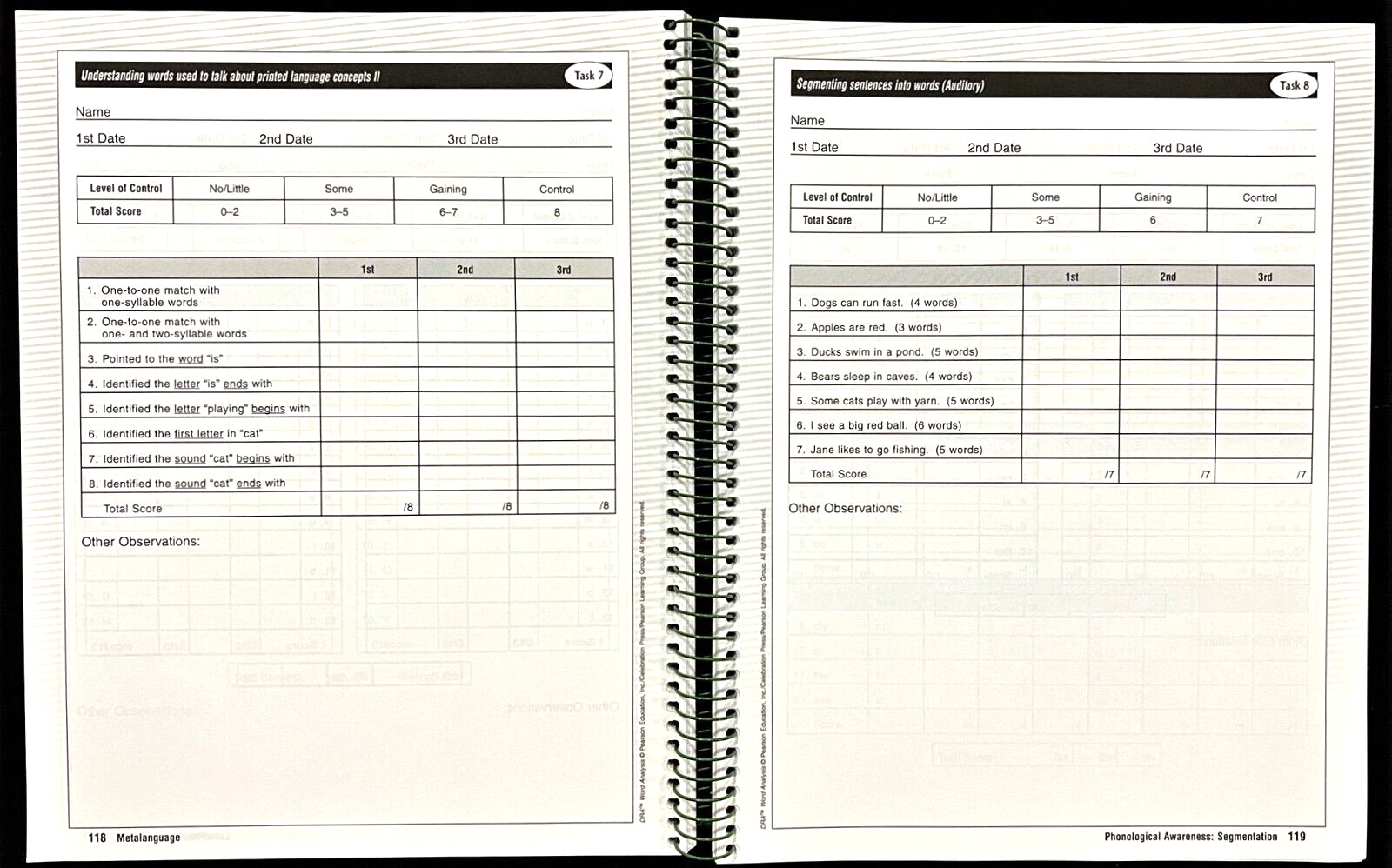 DRA2 – WORD ANALYSIS (Develop. Reading Assessment) TEACHER’ GUIDE ONLY (2005)