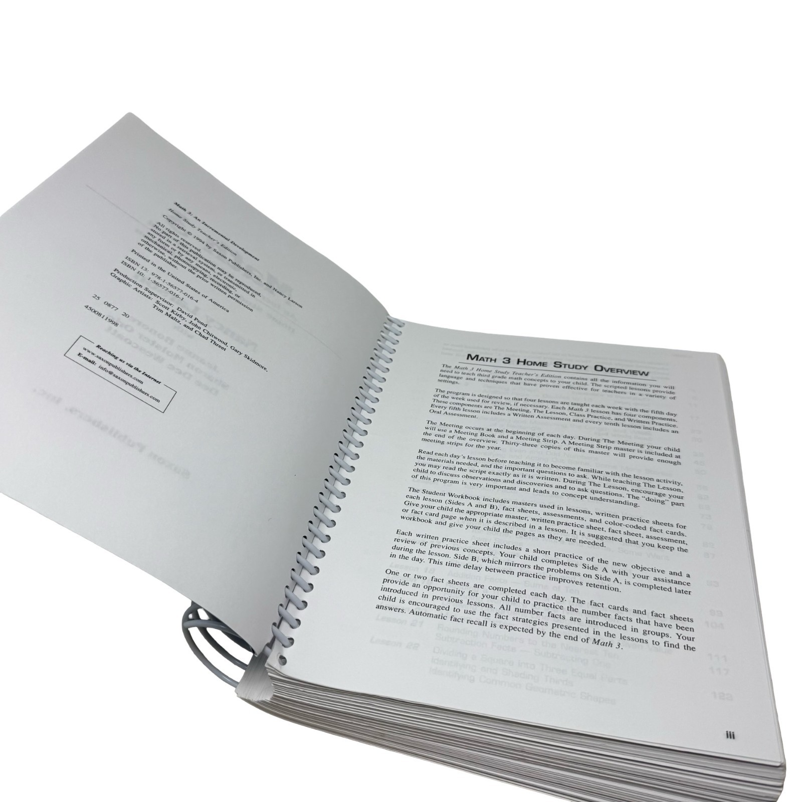 Saxon Math 3 – An Incremental Development – Home Study Teacher’s Edition