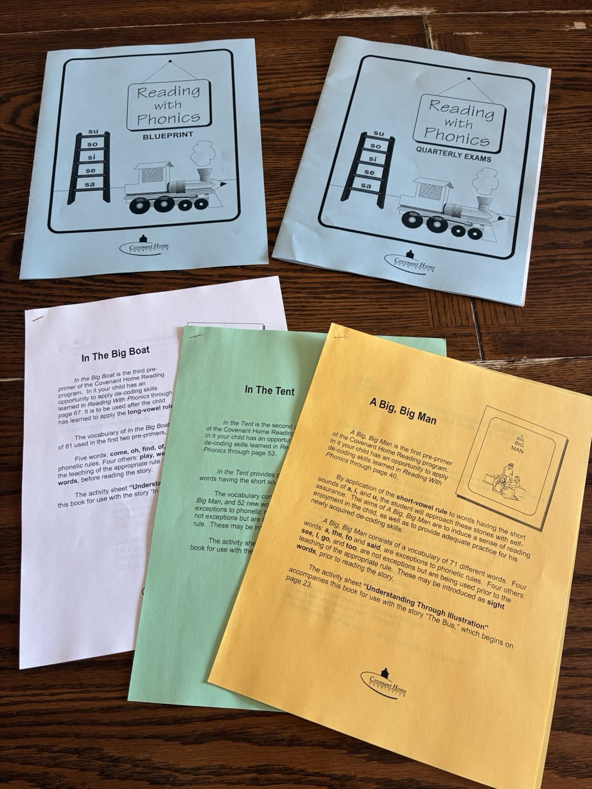 Reading with Phonics Homeschool Complete Preschool Covenant Home Curriculum