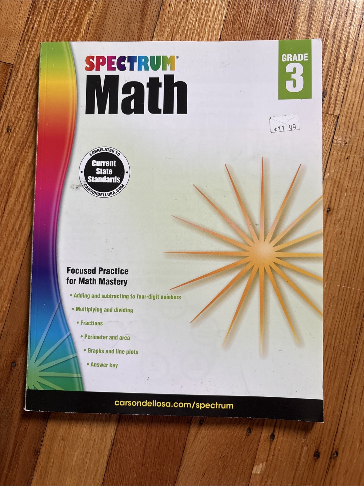 Spectrum Math, Grade 3 by Spectrum (2015, Trade Paperback)