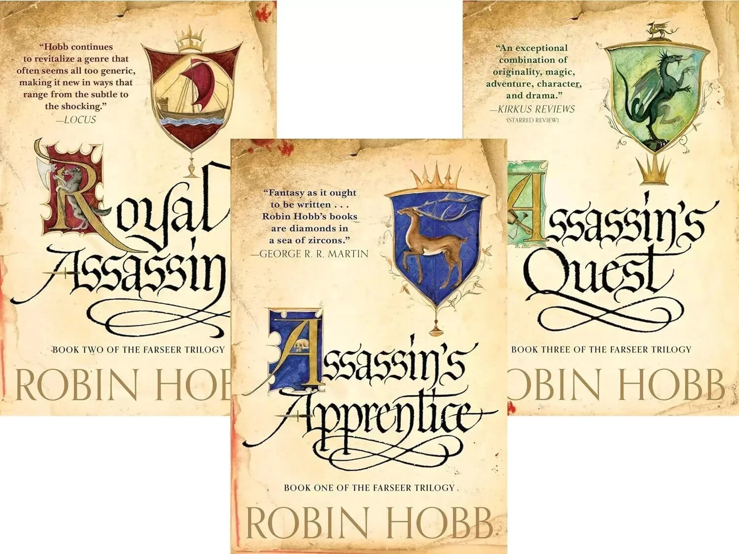 4-7DAYS DELIVERY- The Farseer Trilogy Collection 3 Books Set By Robin Hobb
