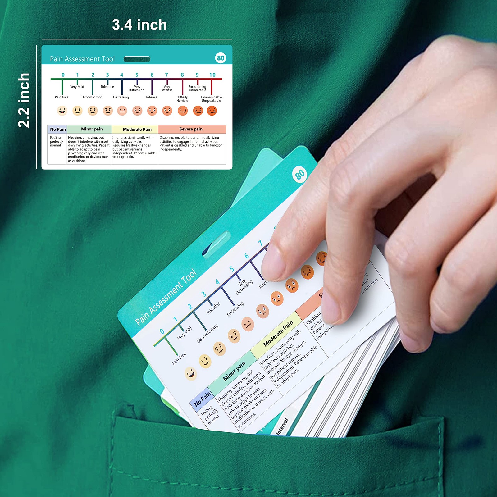 49 Horizontal Nursing Badge Reference Cards, Nursing School Essentials Set,