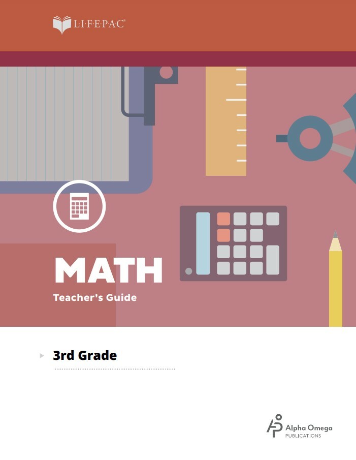 LIFEPAC® 3rd Grade Math Complete Set AOP Homeschool Curriculum Grade 3