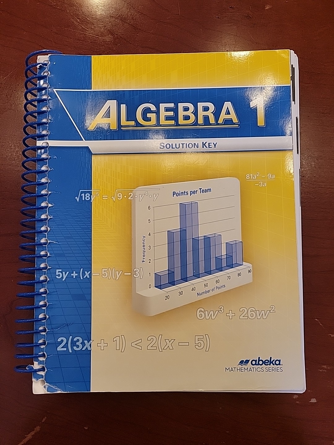 Abeka Algebra 1 Solution Key (First Edition)