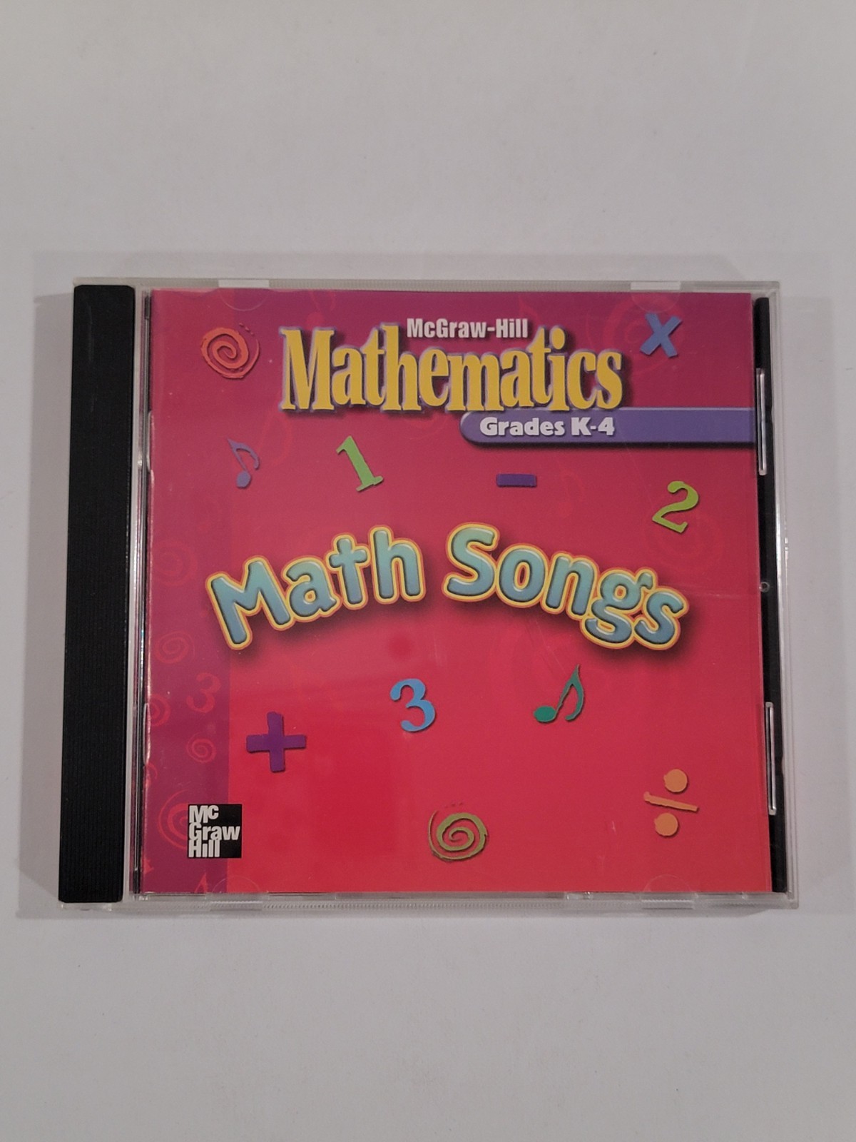 2002 CD McGraw Hill Mathematics Math Songs K-4 – Music CD 🎶