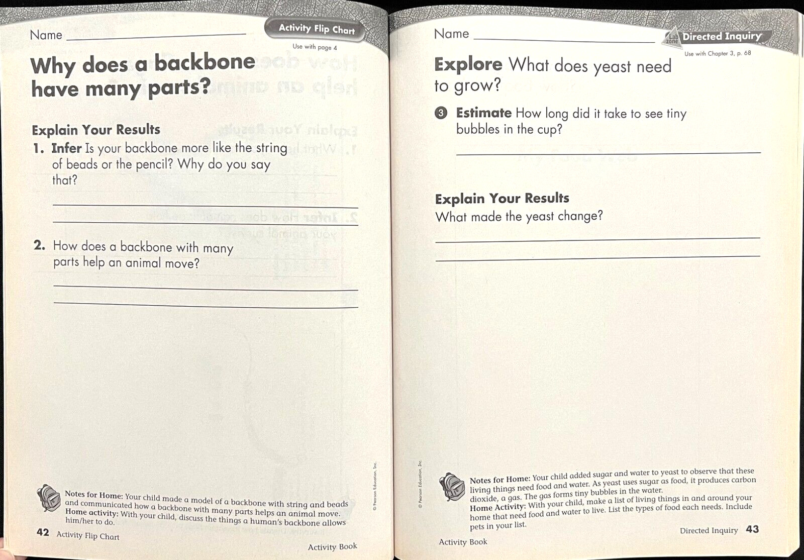 2nd Grade – SCIENCE – ACTIVITY BOOK – TEACHER EDITION (2006, Foresman)
