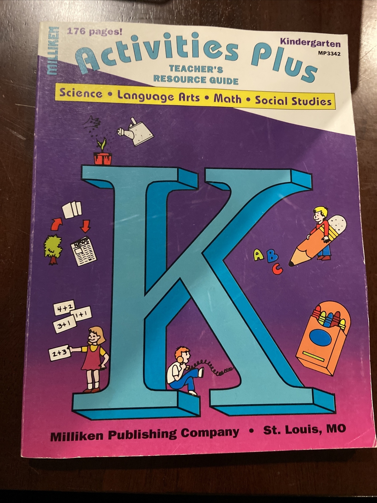 Vtg Milliken Activities Plus Teacher’s Resource Guide Kindergarten 1992