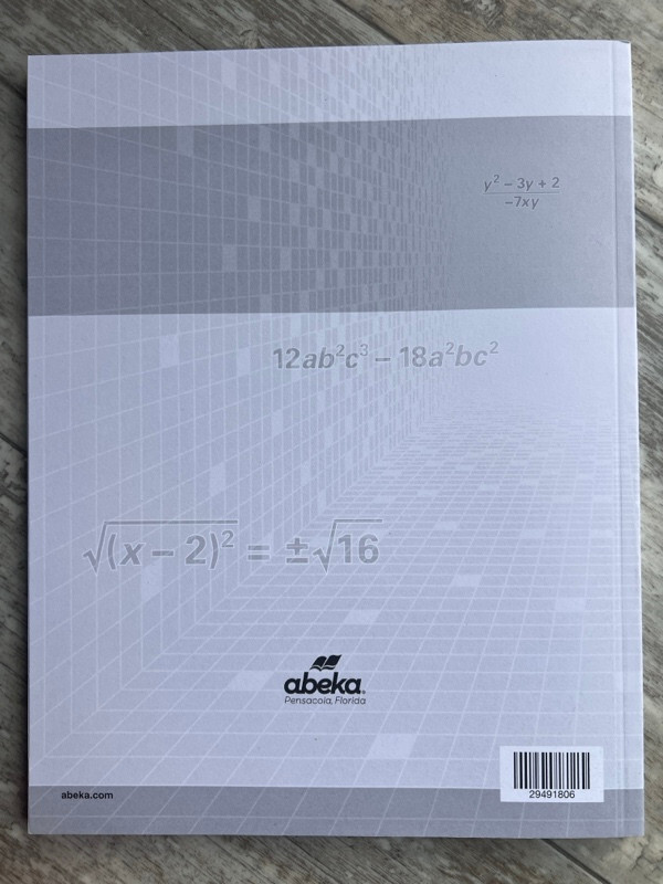 Abeka Algebra 1 Solution Key Plus Test Quiz Key and Teacher Key