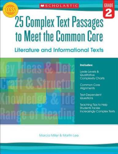 25 Complex Text Passages to Meet the Common Core: Literature and Informat – GOOD
