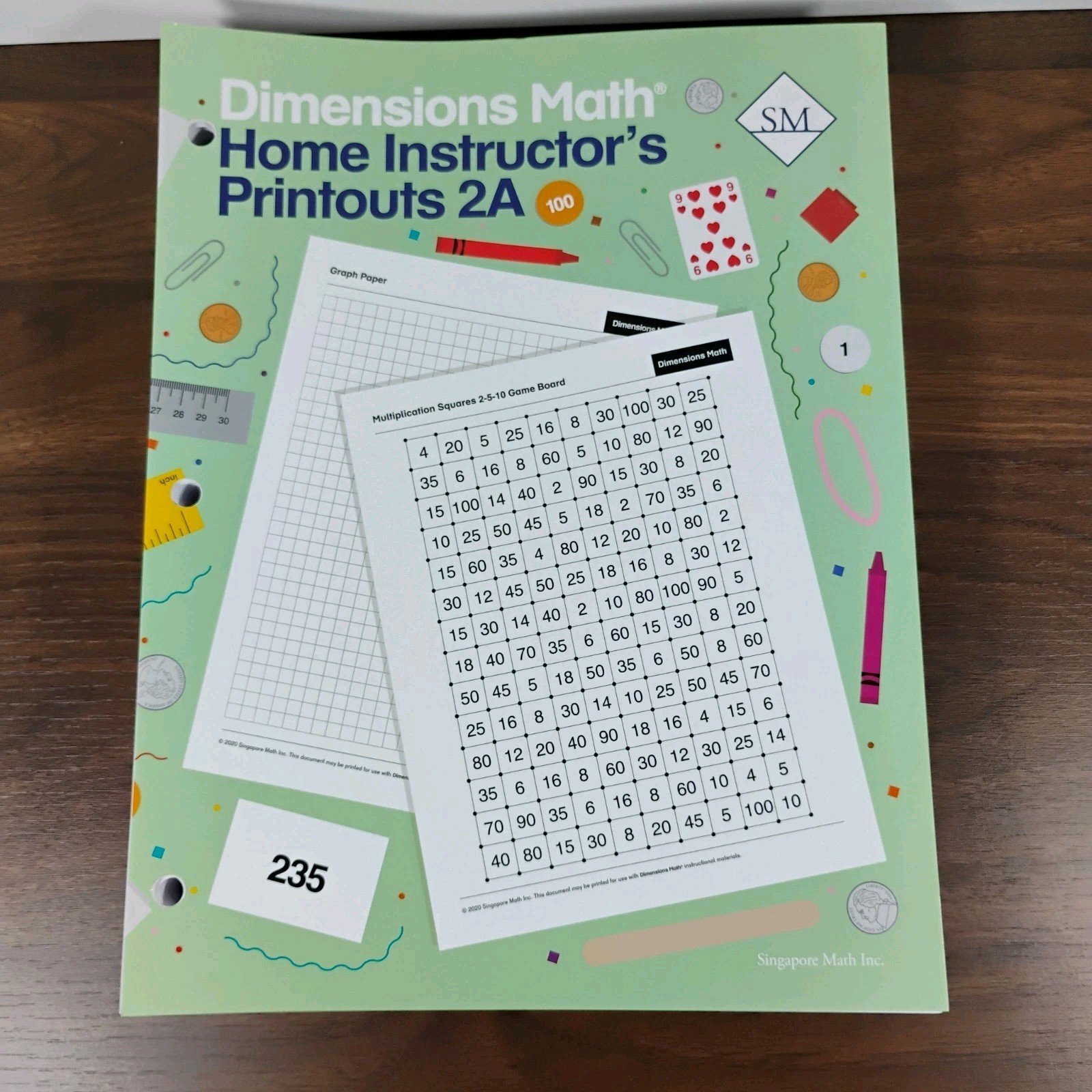 Singapore Dimensions Math 2A Home Instructors Print Outs Homeschool Curriculum