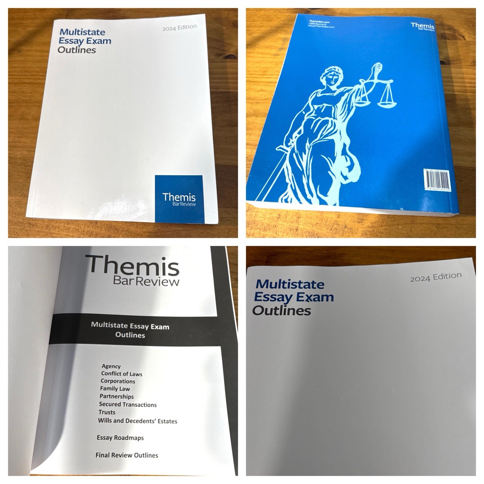 Themis Bar Review Multistate Essay Exam Outlines 2024 Edition MEE Bar Prep Book