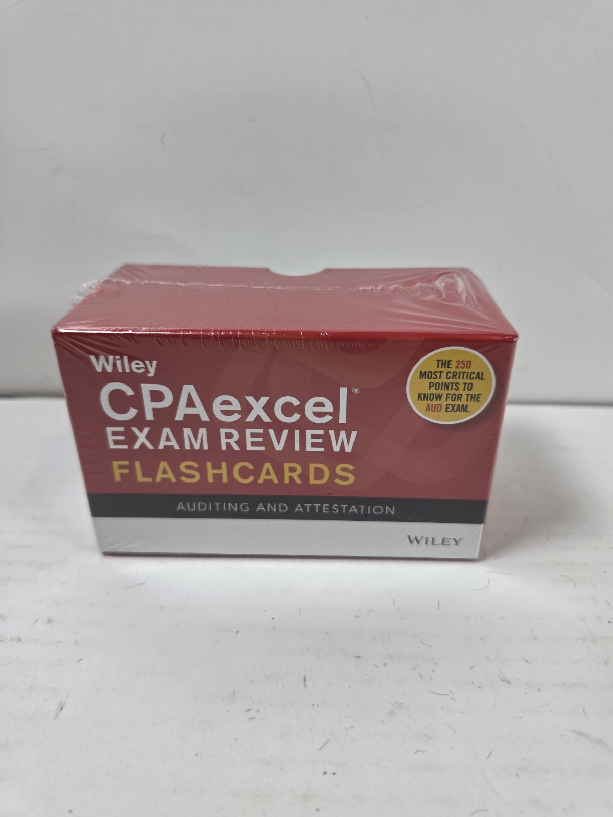 New/Sealed – Wiley CPAexcel Exam Review Flashcards Auditing & Attestation (2016)