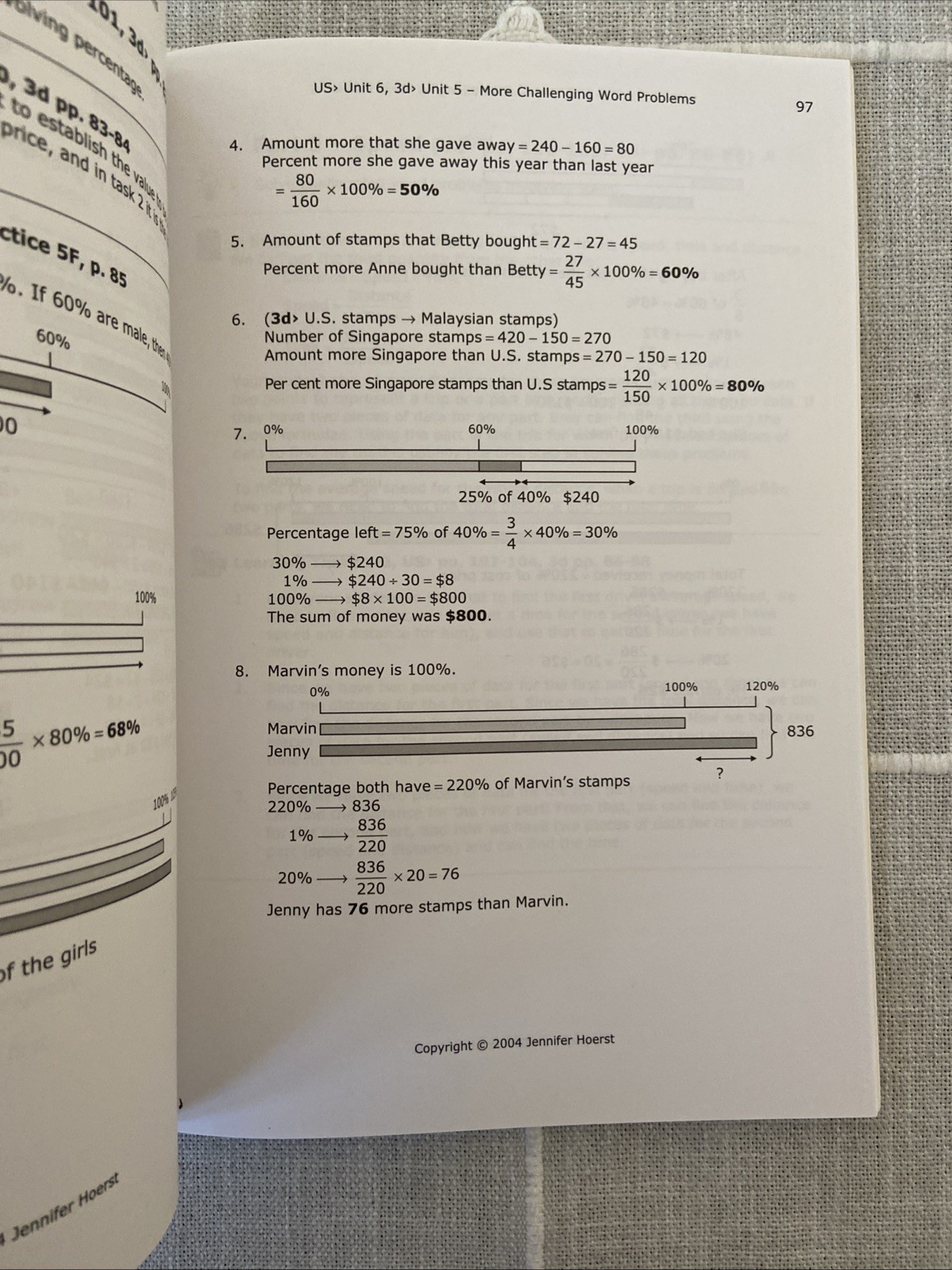 Primary Math US 6B Home Instructor Guide 3rd ed Hoerst 6th Gr homeschool