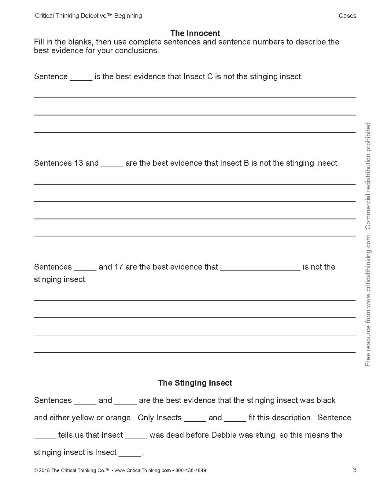 Critical Thinking Detective Beginning – Fun Mystery Cases (Grades 3+)