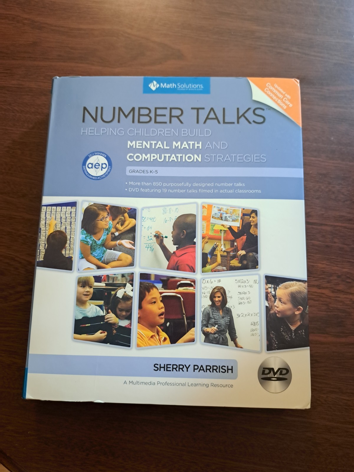Number Talks K-5 Sherry Parrish Book DVD Mental Math Computation Strategies