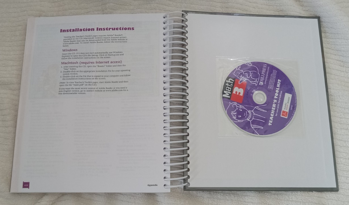 BJU Press Math 3 Teachers Edition, 3rd Edition With CD w/ Free Fast Shipping!