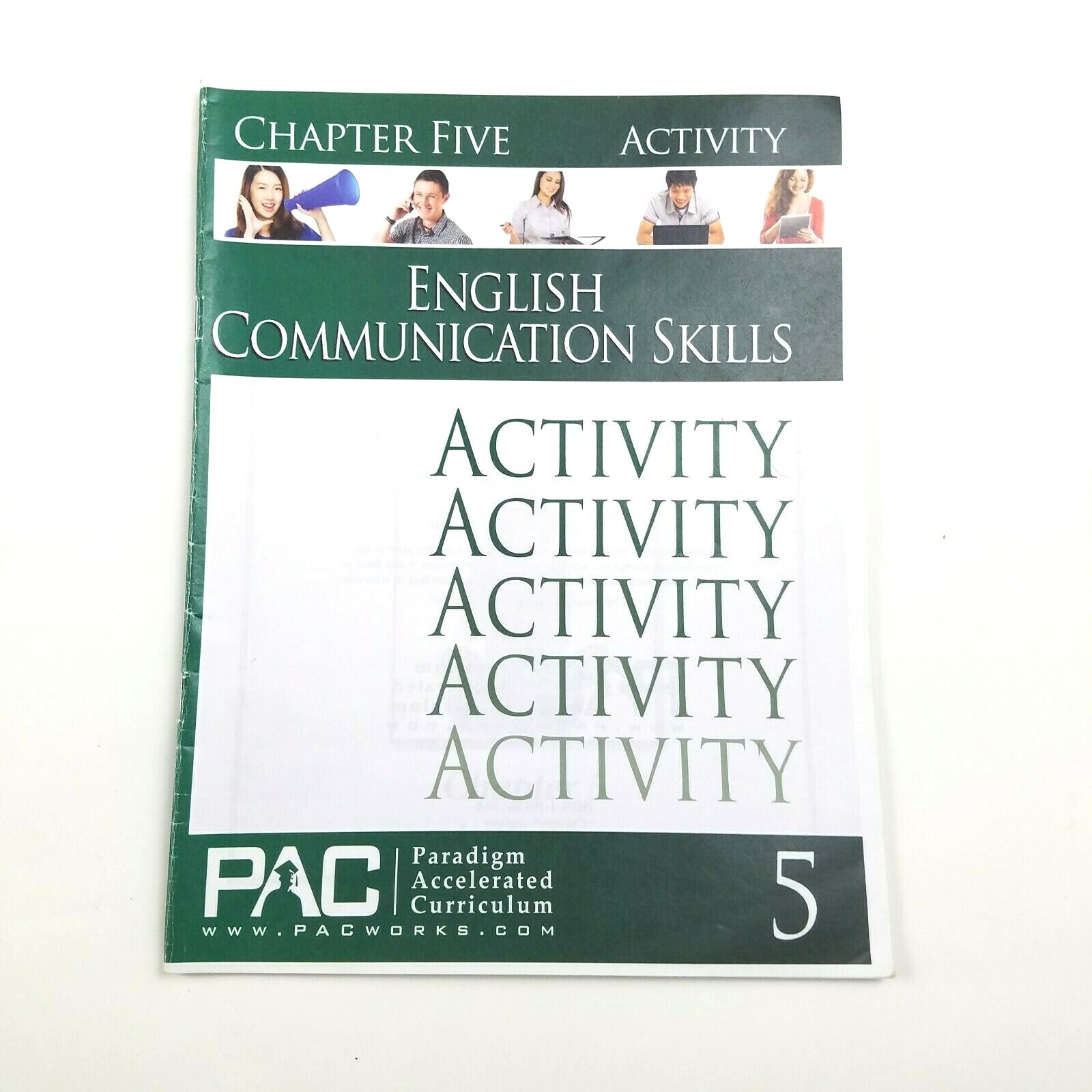 English Communication Skills PAC Paradigm Accelerated Curriculum Chpt 5 Activity