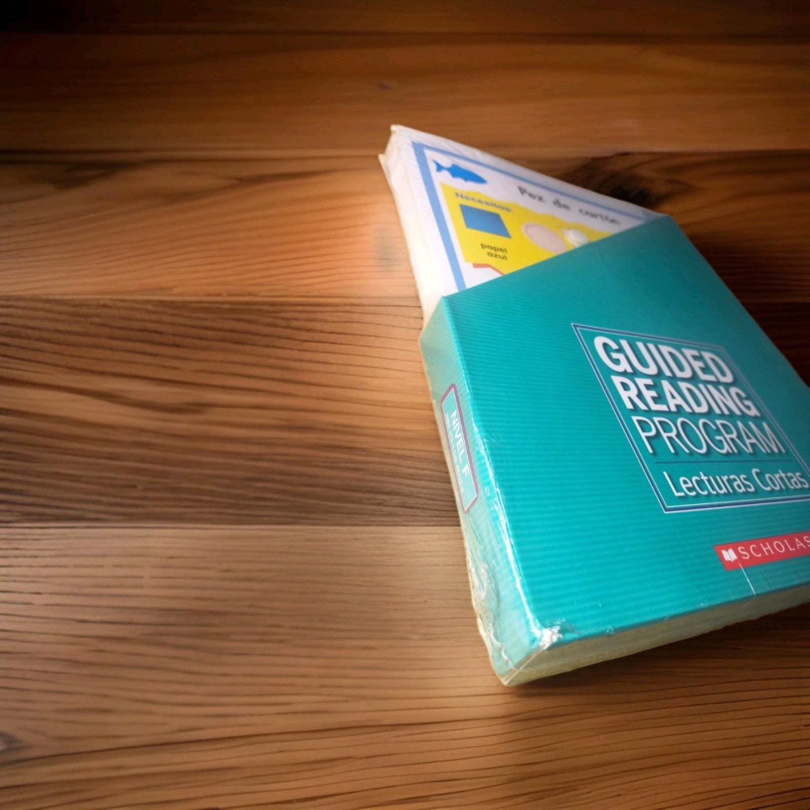 Scholastic includes Spanish-language educational materials Level F