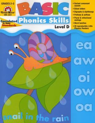 Basic Phonics Skills, Level D: EMC 3321: Grades 2-3 by Martha Cheney (English) P