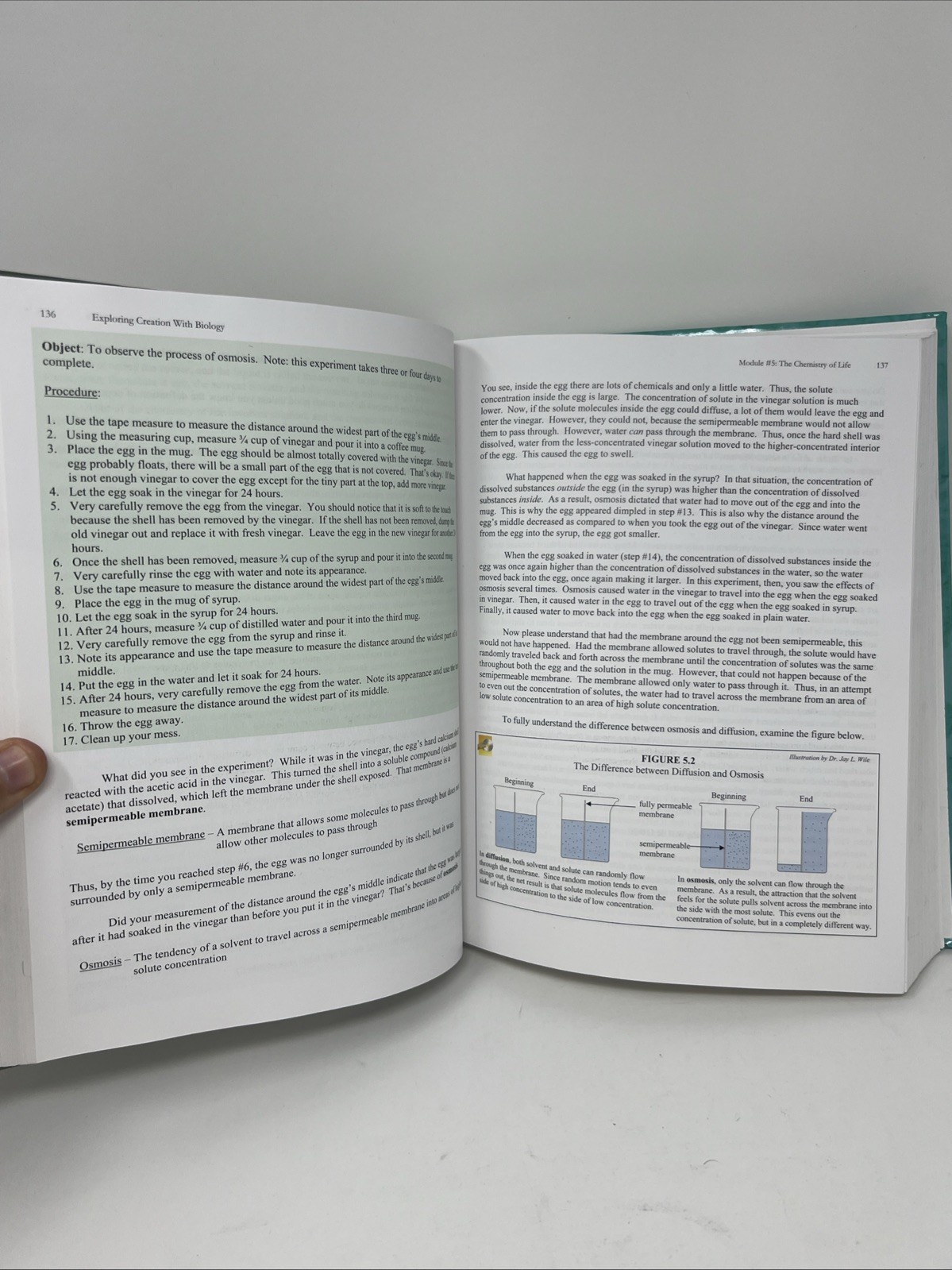 Exploring Creation with Biology : Student Text by Marilyn F. Durnell and Jay L.