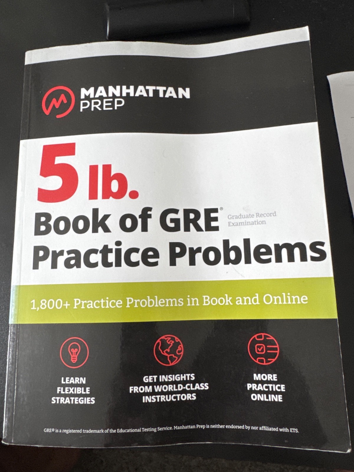 5 Lb. Book of GRE Practice Problems by Manhattan Prep 3rd Edition