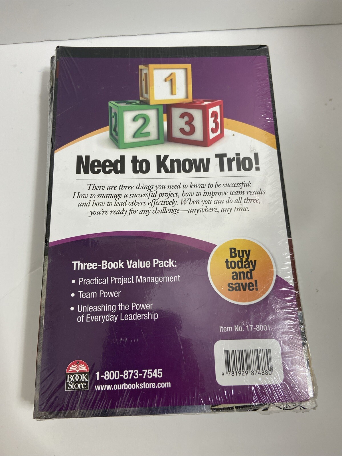 Need to Know Trio! Project Management, Team, Leadership Books- New👍👍